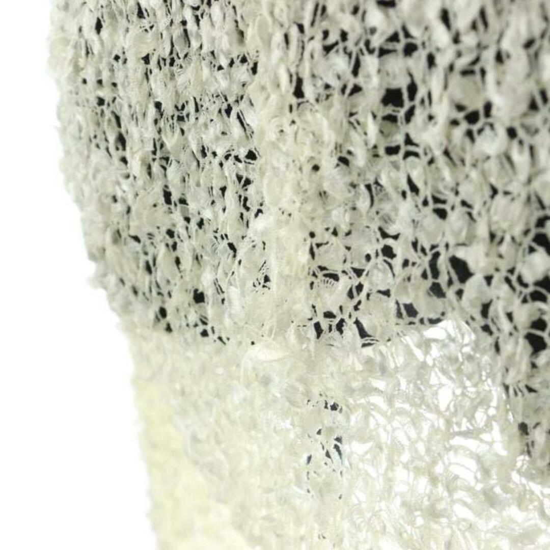 SNIDEL(スナイデル)のスナイデル 24SS ローゲージニットプルオーバー カットソー 長袖 F 白 レディースのトップス(ニット/セーター)の商品写真