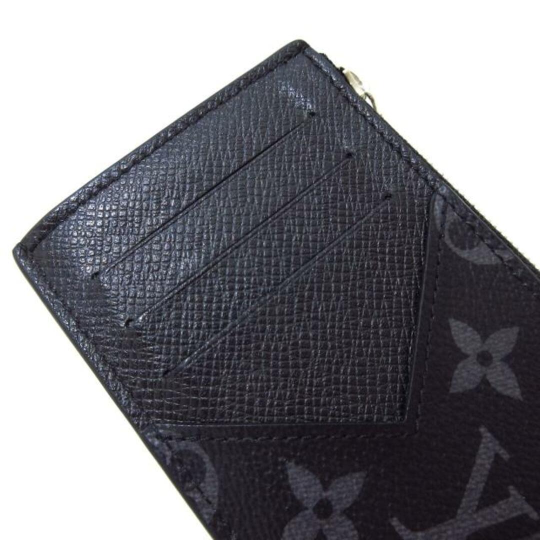 LOUIS VUITTON(ルイヴィトン)のLOUIS VUITTON(ルイヴィトン) コインケース タイガラマ美品  コインカードホルダー M30271 ノワール タイガ･レザー（皮革の種類：牛革）、モノグラム・キャンバス レディースのファッション小物(コインケース)の商品写真