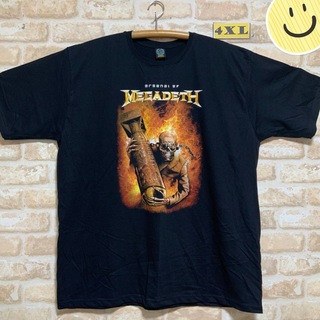 メガデス　Tシャツ　4XLサイズ　Megadeth XXXXL スカル(Tシャツ/カットソー(半袖/袖なし))