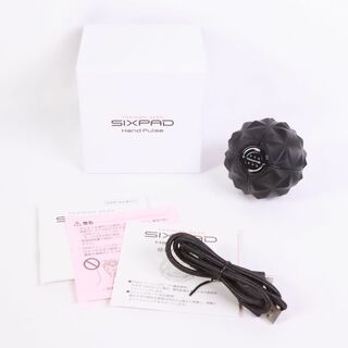 シックスパッド(SIXPAD)のSIXPAD　シックスパッド　HAND PULSE　ハンドパルス　黒　動作確認済(トレーニング用品)