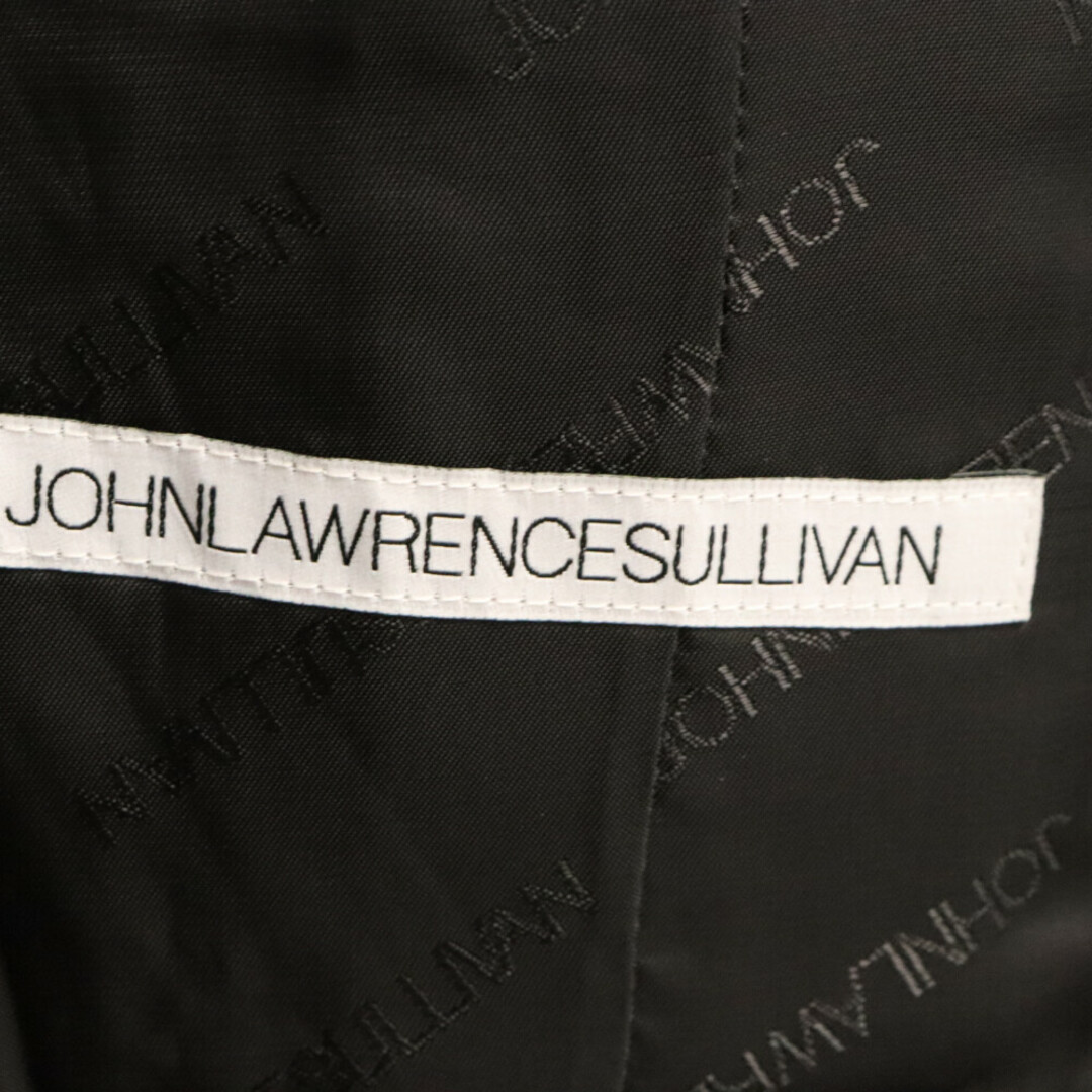 JOHN LAWRENCE SULLIVAN(ジョンローレンスサリバン)のJOHN LAWRENCE SULLIVAN ジョンローレンスサリバン SIDE BUTTON DOUBLE BREASTED JACKET サイドスリットボタン ウールダブルテーラードジャケット 1A005-0121-08 ブラック メンズのジャケット/アウター(テーラードジャケット)の商品写真