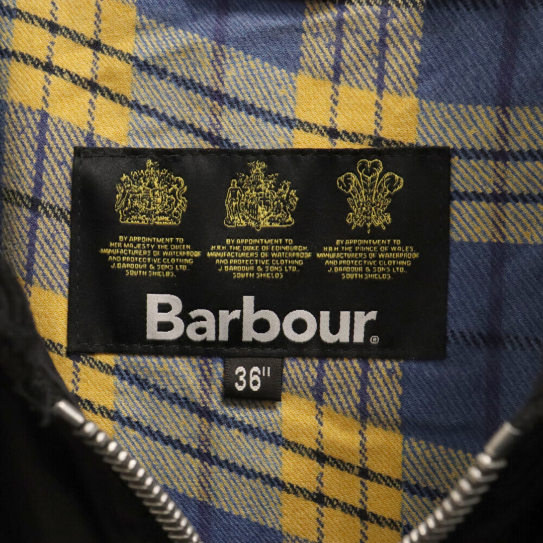 Barbour(バーブァー)のBarbour バブアー 20AW ×UNUSED ×BEAUTY&YOUTH UNITED ARROWS Burghley Riding Coat バーレーライディングコート オイルコート MWX1797BK11 ブラック メンズのジャケット/アウター(フライトジャケット)の商品写真