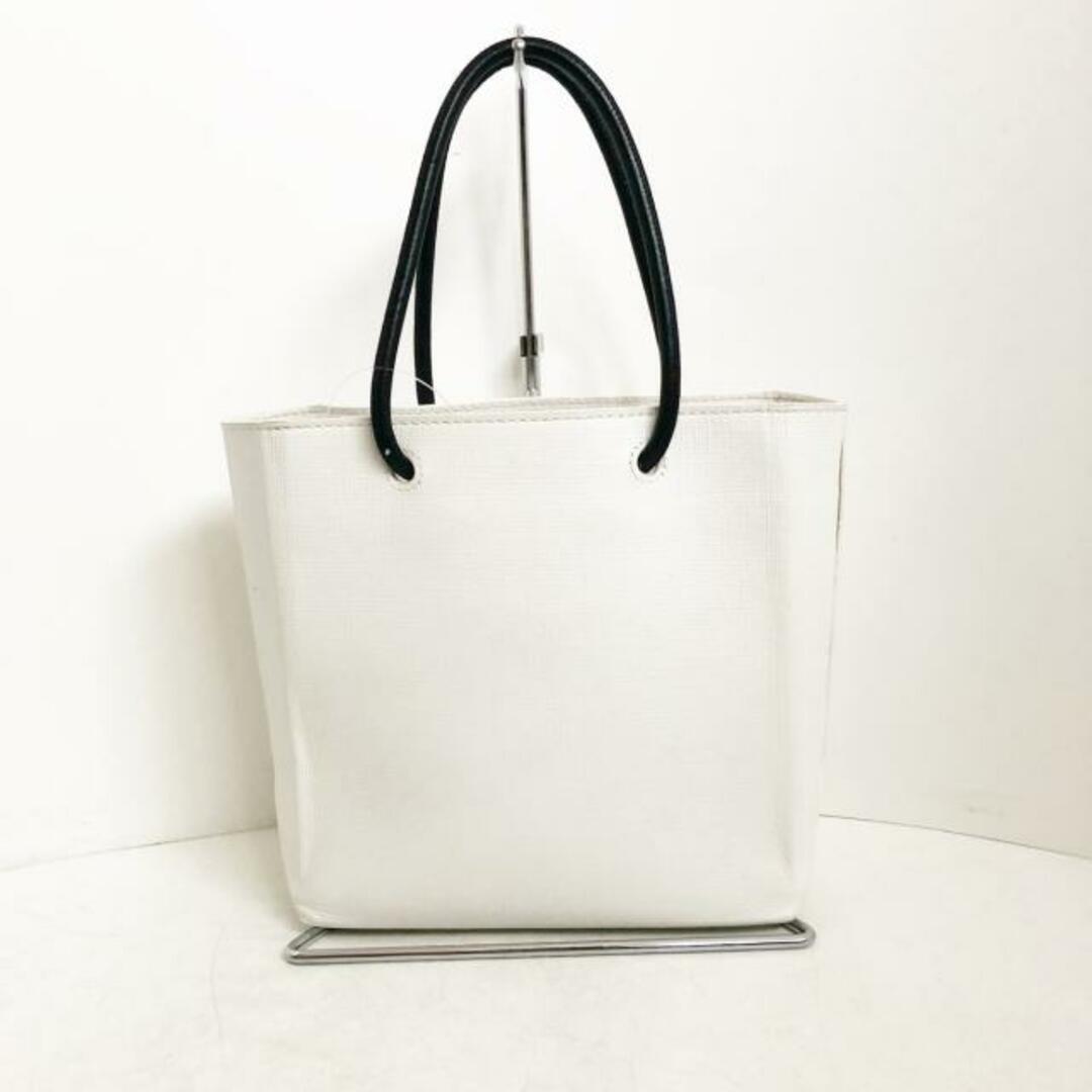 Balenciaga(バレンシアガ)のBALENCIAGA(バレンシアガ) トートバッグ ショッピングトート XXS 572411 白×黒 ミニトート レザー レディースのバッグ(トートバッグ)の商品写真