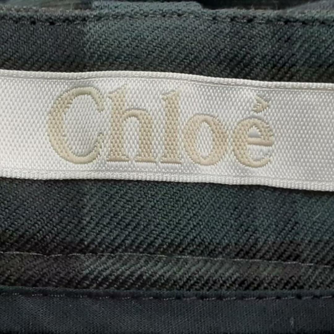 Chloe(クロエ)のChloe(クロエ) ショートパンツ サイズ34 S レディース - グリーン×黒 チェック柄/ レディースのパンツ(ショートパンツ)の商品写真