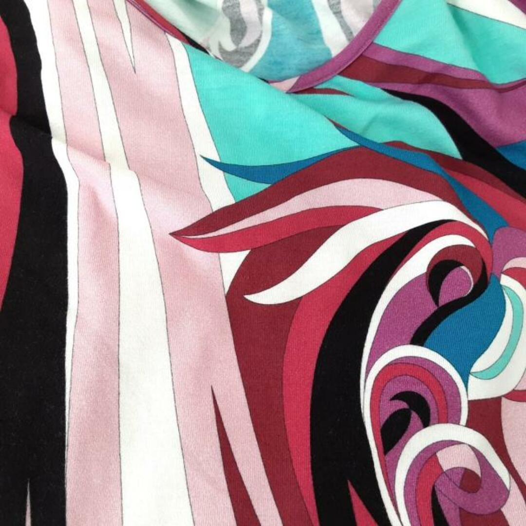 EMILIO PUCCI(エミリオプッチ)のEMILIO PUCCI(エミリオプッチ) ワンピース サイズI 40 レディース - ライトブルー×ライトピンク×マルチ 七分袖/ロング丈/クルーネック レディースのワンピース(その他)の商品写真