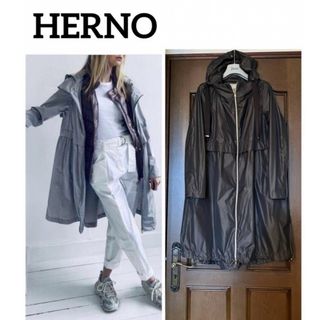 HERNO - 【美品】HERNO ヘルノ はっ水 ポリエステル テクノタフタコート