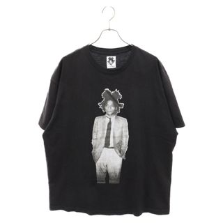 ワコマリア(WACKO MARIA)のWACKO MARIA ワコマリア 23SS×JEAN-MICHEL BASQUIAT CREW NECK THIRT ジャンミシェルバスキア フロントプリント クルーネック半袖Tシャツ ブラック(Tシャツ/カットソー(半袖/袖なし))