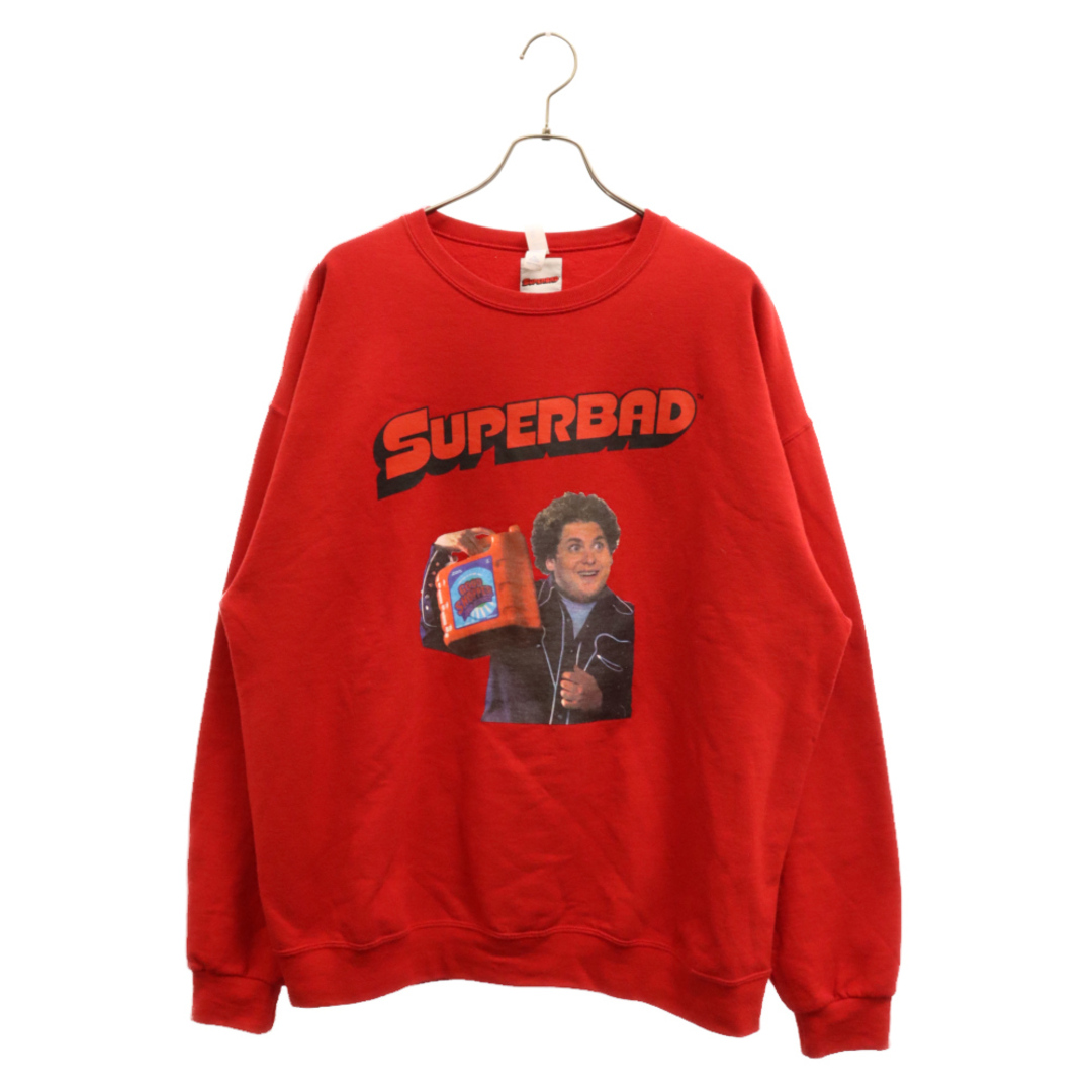 WACKO MARIA(ワコマリア)のWACKO MARIA ワコマリア ×SUPERBAD SWEAT SHIRT TYPE-2 スーパーバッド フロントプリント クルーネックスウェットシャツ レッド メンズのトップス(スウェット)の商品写真