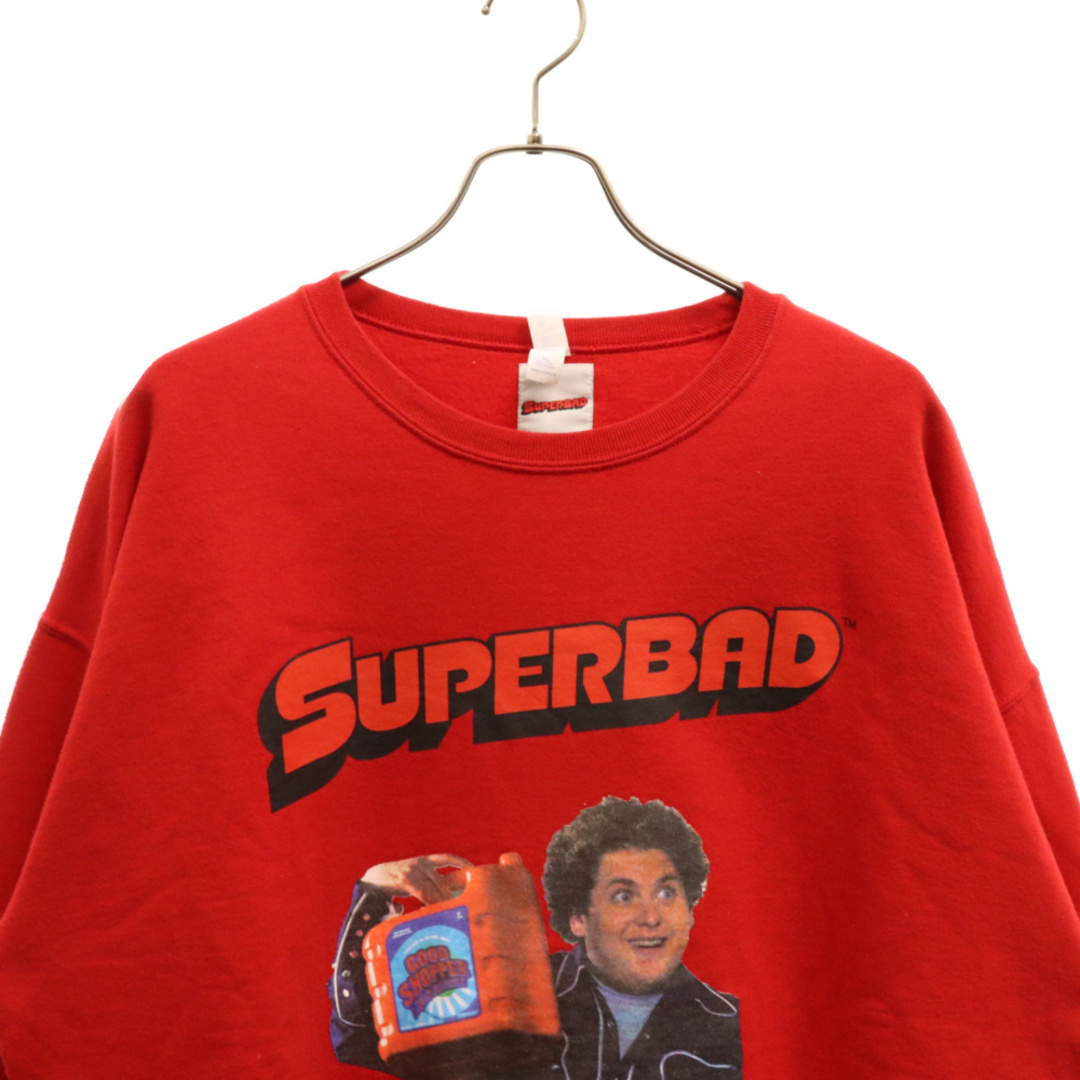 WACKO MARIA(ワコマリア)のWACKO MARIA ワコマリア ×SUPERBAD SWEAT SHIRT TYPE-2 スーパーバッド フロントプリント クルーネックスウェットシャツ レッド メンズのトップス(スウェット)の商品写真