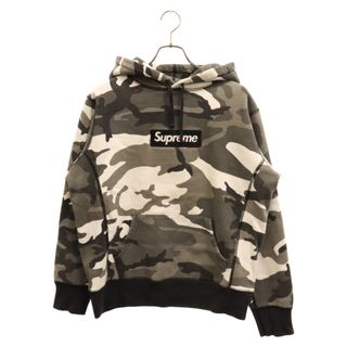 シュプリーム(Supreme)のSUPREME シュプリーム 13AW Box Logo Hooded Sweatshirt Snow Camo ボックスロゴ プルオーバースウェットパーカー スノーカモ 迷彩 ホワイト/ブラック/グレー(パーカー)