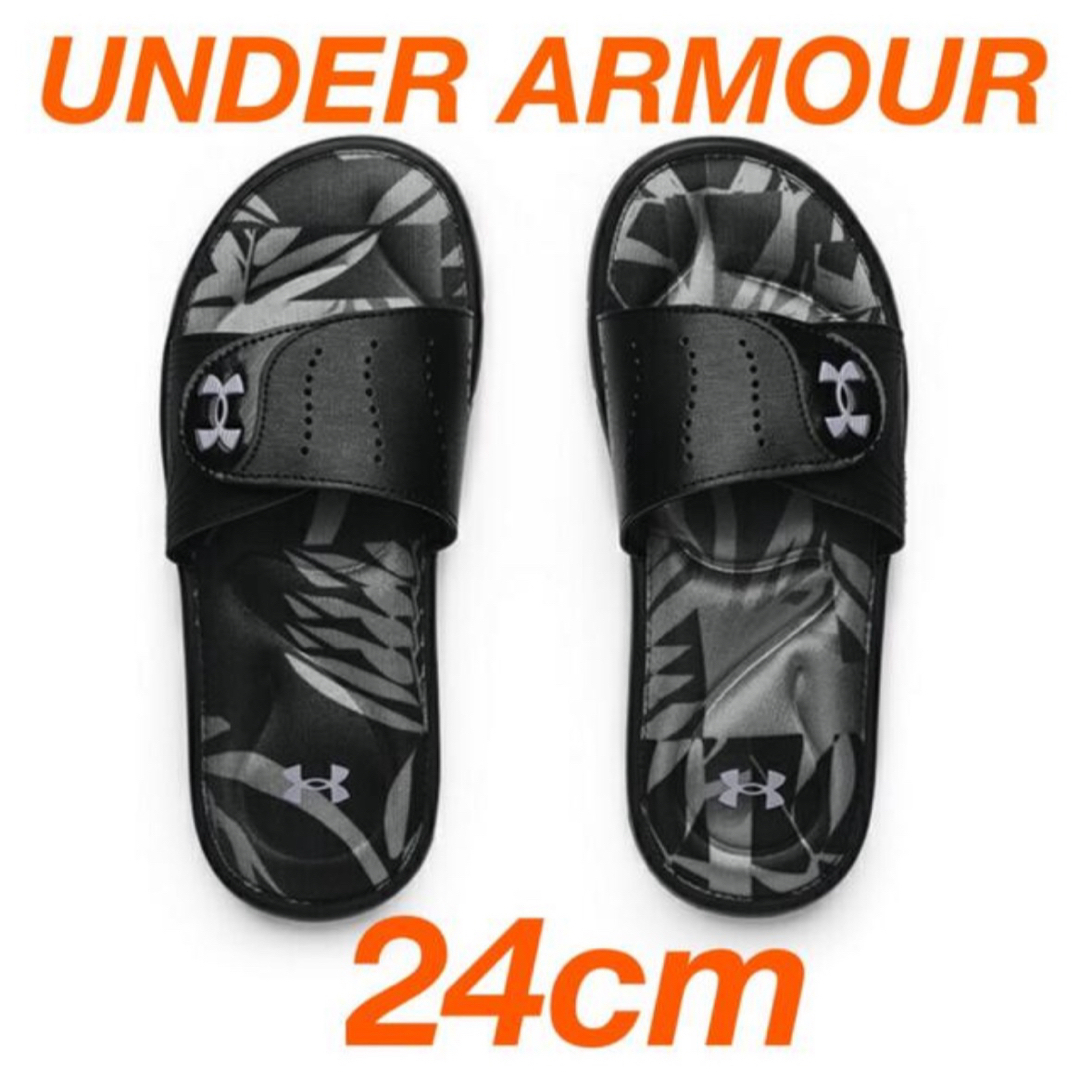 UNDER ARMOUR(アンダーアーマー)の新品・24cm【イグナイト VI フラットブリム】UNDER ARMOUR レディースの靴/シューズ(サンダル)の商品写真