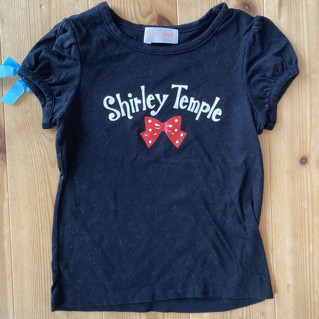 Shirley Temple(シャーリーテンプル)の110センチ　シャーリーテンプル　ネコちゃん半袖Tシャツ キッズ/ベビー/マタニティのキッズ服女の子用(90cm~)(Tシャツ/カットソー)の商品写真