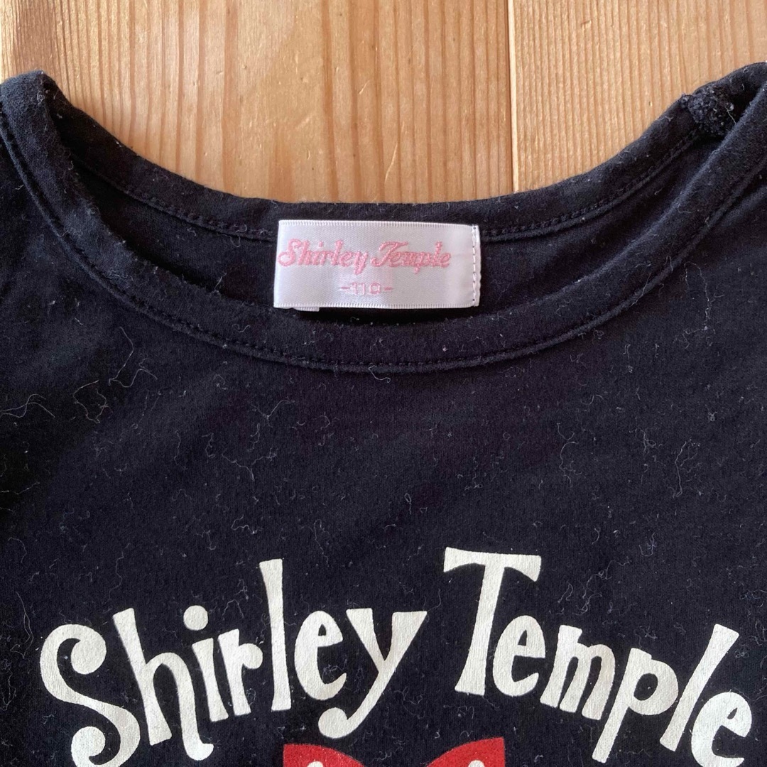 Shirley Temple(シャーリーテンプル)の110センチ　シャーリーテンプル　ネコちゃん半袖Tシャツ キッズ/ベビー/マタニティのキッズ服女の子用(90cm~)(Tシャツ/カットソー)の商品写真