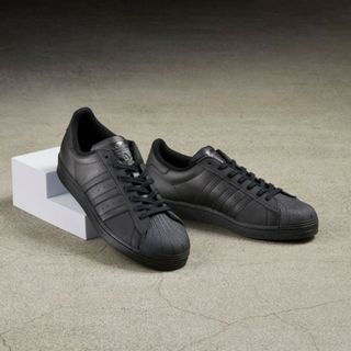 【美品】adidas オリジナルス スーパースター / SUPERSTAR　黒