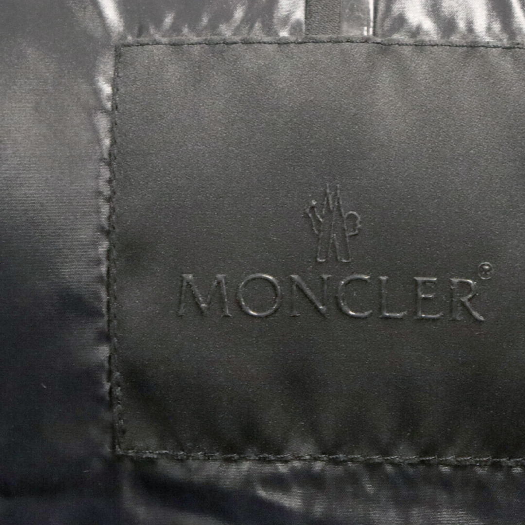 MONCLER(モンクレール)のMONCLER モンクレール PALLARDY GIUBBOTTO パラディ バックロゴ フーディー ダウンジャケット ブラック G20911A00030 53132 メンズのジャケット/アウター(ダウンジャケット)の商品写真