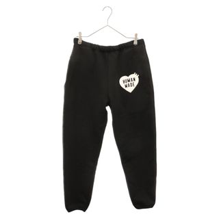 ヒューマンメイド(HUMAN MADE)のHUMAN MADE ヒューマンメイド 24SS FLEECE SWEATPANTS フリース プリント スウェット パンツ ブラック HM26PT022(その他)