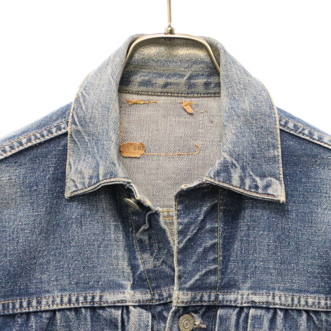 Levi's(リーバイス)のLevi's リーバイス 50S VINTAGE 507XX 2nd セカンド 紙パッチ ボタン裏17 両面タブ BIGE 均等V デニムジャケット インディゴ メンズのジャケット/アウター(Gジャン/デニムジャケット)の商品写真