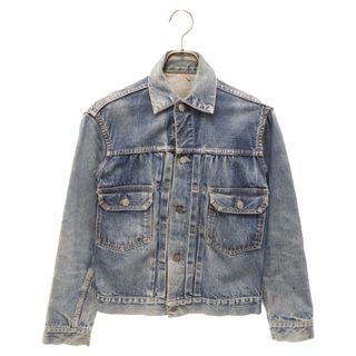 リーバイス(Levi's)のLevi's リーバイス 50S VINTAGE 507XX 2nd セカンド 紙パッチ ボタン裏17 両面タブ BIGE 均等V デニムジャケット インディゴ(Gジャン/デニムジャケット)