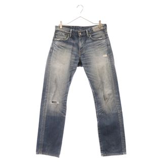 リーバイス(Levi's)のLevi's リーバイス 505 ジップフライ ボタン裏V23 クラッシュ加工 ストレートデニムパンツ インディゴ J30248(デニム/ジーンズ)