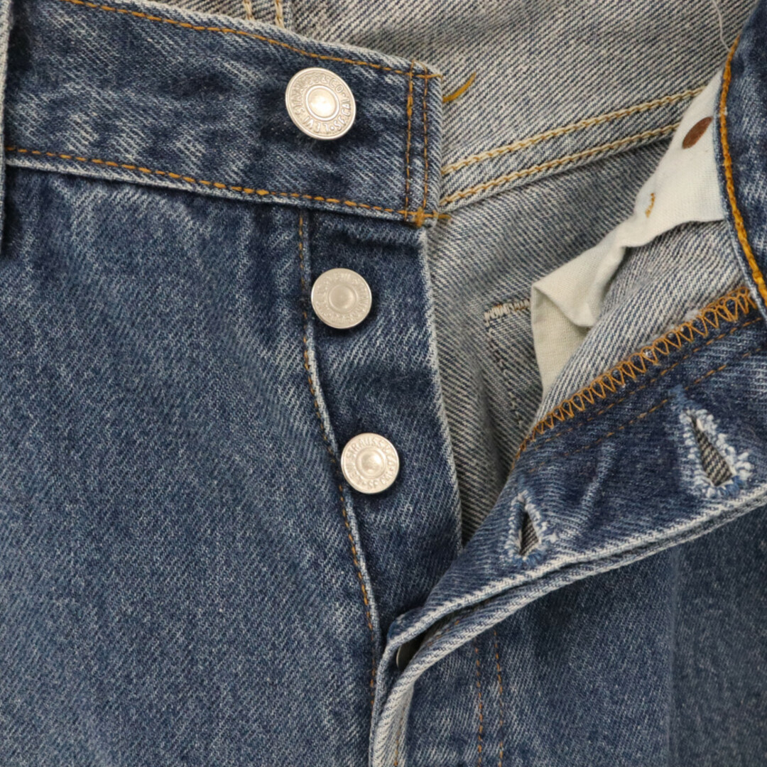 Levi's(リーバイス)のLevi's リーバイス 90S 91年製 USA製 VINTAGE ヴィンテージ 501XX 復刻 ボタンフライ ボタン裏653 銅リベット 紙パッチ ストレートデニムパンツ インディゴ 501-0000 メンズのパンツ(デニム/ジーンズ)の商品写真