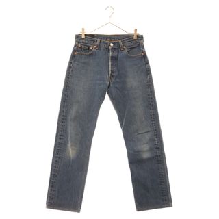 リーバイス(Levi's)のLevi's リーバイス 90S 91年製 USA製 VINTAGE ヴィンテージ 501XX 復刻 ボタンフライ ボタン裏653 銅リベット 紙パッチ ストレートデニムパンツ インディゴ 501-0000(デニム/ジーンズ)