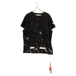 オフホワイト(OFF-WHITE)のOFF-WHITE オフホワイト 17AW Galaxy Brushed Tee OMAA002F17620017 ギャラクシープリントクルーネック半袖Tシャツ ブラック(Tシャツ/カットソー(半袖/袖なし))