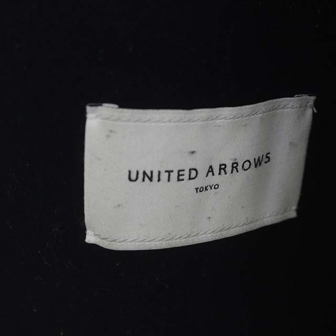 UNITED ARROWS(ユナイテッドアローズ)のユナイテッドアローズ ウールリバーコート ショールカラー ロング 36 紺 レディースのジャケット/アウター(その他)の商品写真