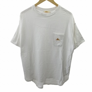 ケルティ(KELTY)のケルティ KELTY ポケットTシャツ カットソー  半袖 白 Fサイズ(シャツ)