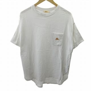 ケルティ KELTY ポケットTシャツ カットソー  半袖 白 Fサイズ