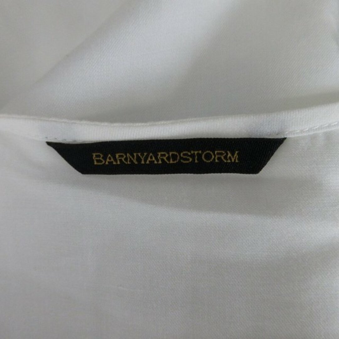BARNYARDSTORM(バンヤードストーム)のバンヤードストーム BARNYARDSTORM 美品 ブラウス シャツ 白 F レディースのトップス(シャツ/ブラウス(長袖/七分))の商品写真
