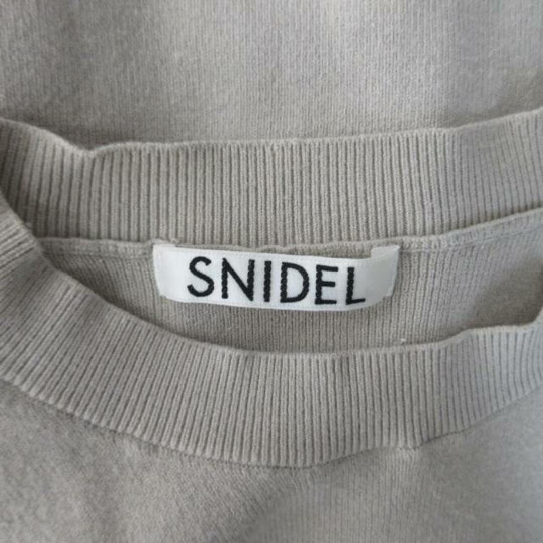 SNIDEL(スナイデル)のスナイデル パッカリングスリーブニットプルオーバー セーター ベージュ系 F レディースのトップス(ニット/セーター)の商品写真