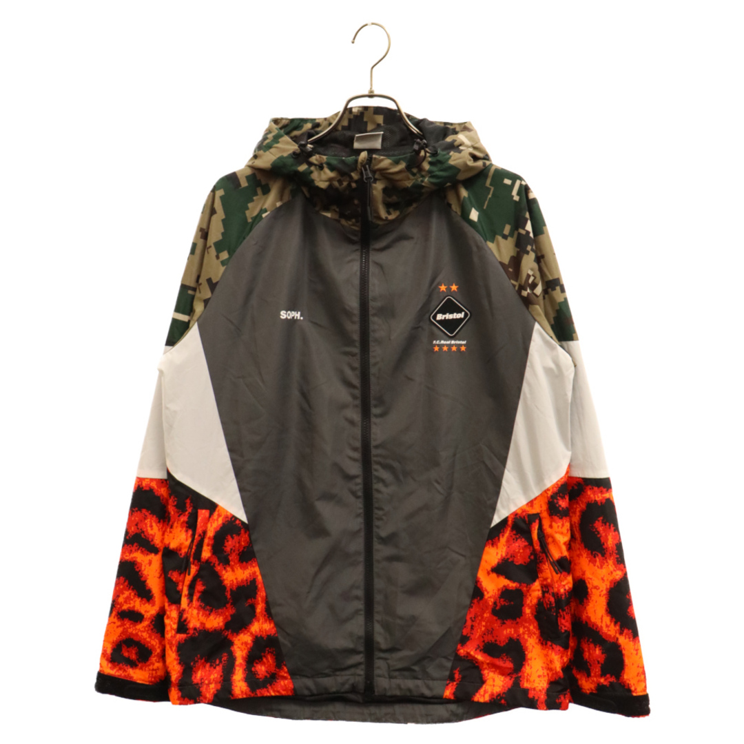 F.C.R.B.(エフシーアールビー)のF.C.R.B./F.C.Real Bristol/FCRB エフシーアールビー/エフシーレアルブリストル 19AW MULTI PATTERN TRAINING JACKET ジップアップ ナイロンジャケット オレンジ FCRB-192030 メンズのジャケット/アウター(ナイロンジャケット)の商品写真