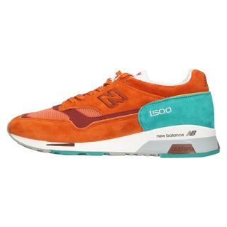 ニューバランス(New Balance)のNew Balance ニューバランス M1500SU スエード ローカットスニーカー オレンジ/グリーン/グレー US8/26cm(スニーカー)