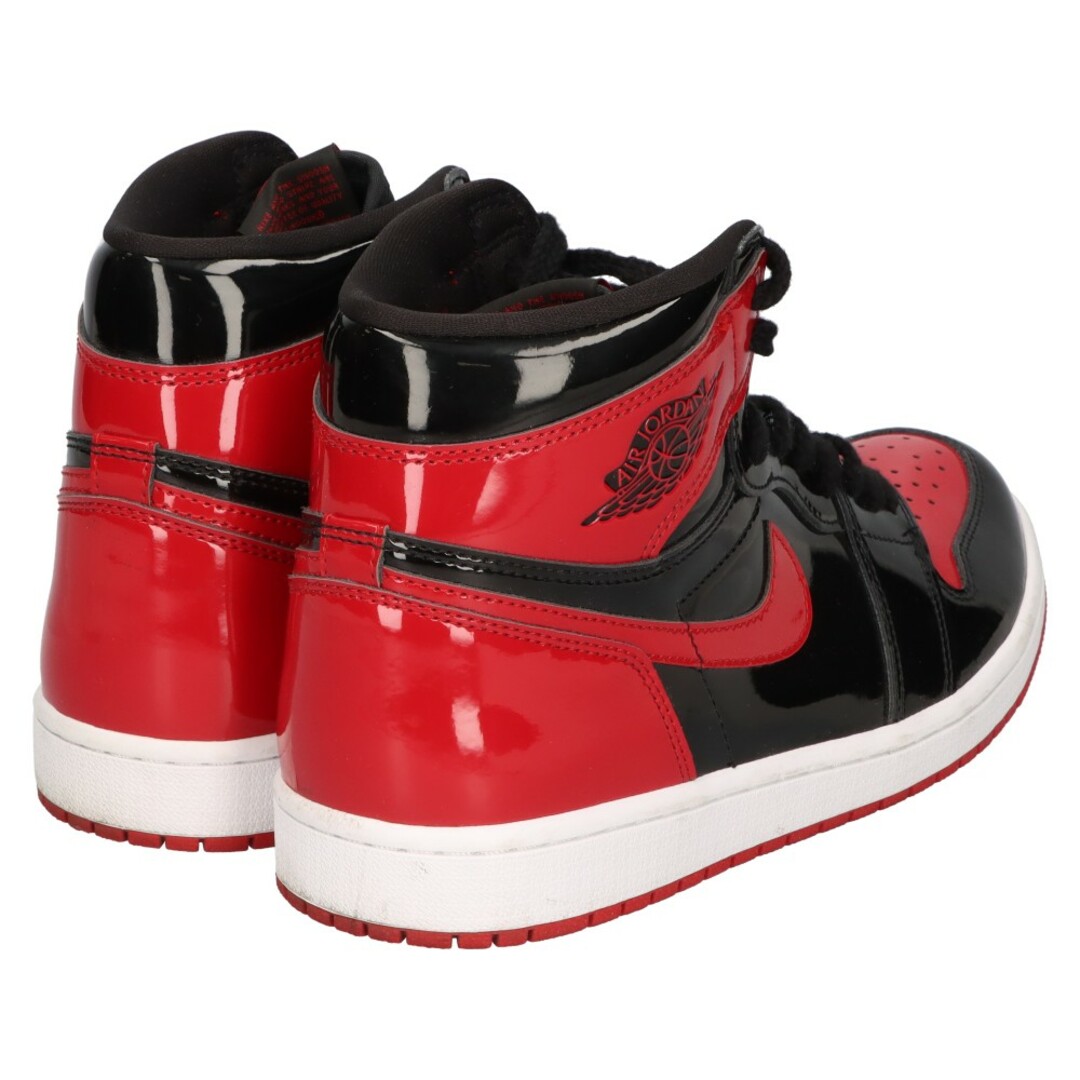 NIKE(ナイキ)のNIKE ナイキ Air Jordan 1 High OG Patent Bred 555088-063 エアジョーダン1 ハイ OG パテント ブレッド ハイカットスニーカー US10.5/28.5cm ブラック/レッド メンズの靴/シューズ(スニーカー)の商品写真