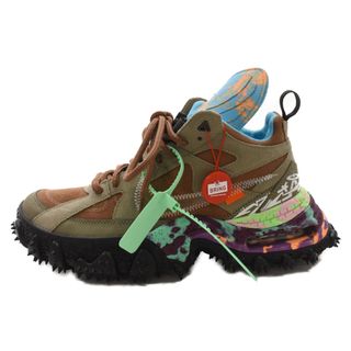 オフホワイト(OFF-WHITE)のOFF-WHITE オフホワイト AIR TERRA FORMA OFF WHITE ARCHAEO BROWN DQ1615-200 エアテラフォーマ オフホワイト ハイカットスニーカー US8/26cm アーキオブラウン(スニーカー)