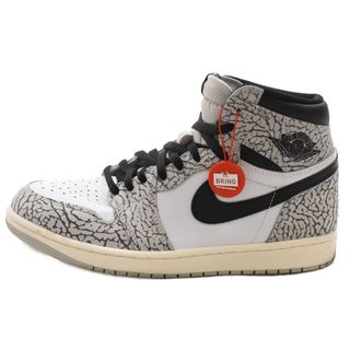 ナイキ(NIKE)のNIKE ナイキ AIR JORDAN 1 RETRO HIGH OG WHITE CEMENT DZ5485-052 エアジョーダン レトロ ハイ セメント ハイカットスニーカー ホワイト/グレー US9.5/27.5cm(スニーカー)