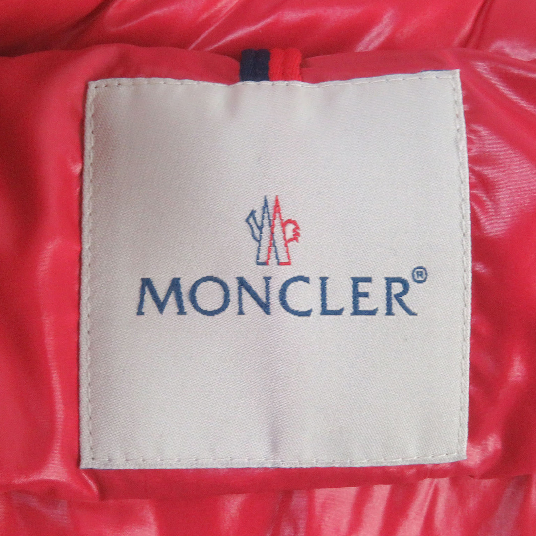 MONCLER(モンクレール)の極美品□MONCLER モンクレール CANTON ロゴワッペン WZIP ライダース ダウンジャケット ブルゾン レッド ネイビー 1 正規品 メンズ メンズのジャケット/アウター(ダウンジャケット)の商品写真