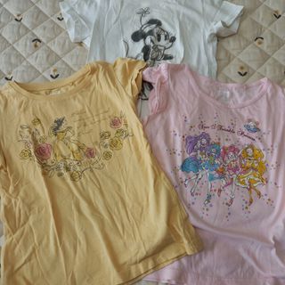 ユニクロ ミニーマウス ベル美女と野獣 プリキュアTシャツ セット 女の子