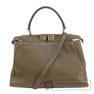 FENDI - FENDI ピーカブー 2WAY ハンドバッグ レザー レディース