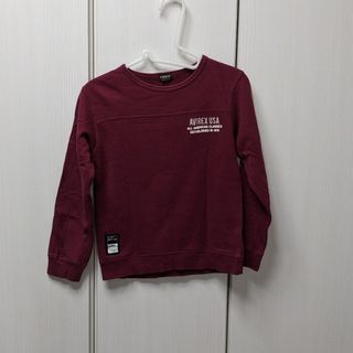 アヴィレックス(AVIREX)の51／AVIREX／キッズトレーナー／エンジ／140cm(Tシャツ/カットソー)