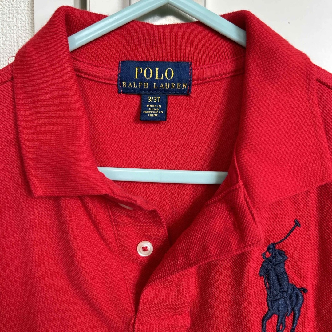 POLO RALPH LAUREN(ポロラルフローレン)の【美品】POLO ラルフローレン ポロシャツ 3/3T(100センチ) キッズ/ベビー/マタニティのキッズ服男の子用(90cm~)(Tシャツ/カットソー)の商品写真