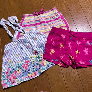 オシュコシュ(OshKosh)のbaiya80スカート半ズボン春夏女の子まとめ売りショートピンクパンツ(スカート)