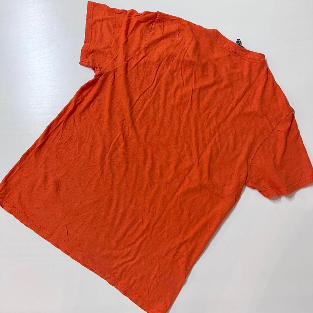 US 古着　Tシャツ　GATOR STOMPIN' オレンジ　M 輸入　ワニ メンズのトップス(Tシャツ/カットソー(半袖/袖なし))の商品写真