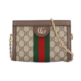 グッチ(Gucci)のグッチ オフィディア ショルダーバッグ GGスプリームキャンバス 602676 520981 ブラウン レディース GUCCI  中古(ショルダーバッグ)