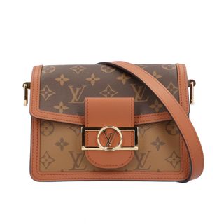 ルイヴィトン(LOUIS VUITTON)のルイヴィトン ドーフィーヌMINI モノグラムリバース ショルダーバッグ モノグラムリバース M45959 ブラウン レディース LOUIS VUITTON  中古(ショルダーバッグ)