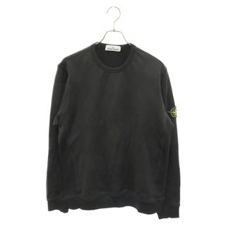 ストーンアイランド(STONE ISLAND)のSTONE ISLAND ストーンアイランド ワッペンロゴ クルーネック スウェット トレーナー ブラック 731565247(スウェット)