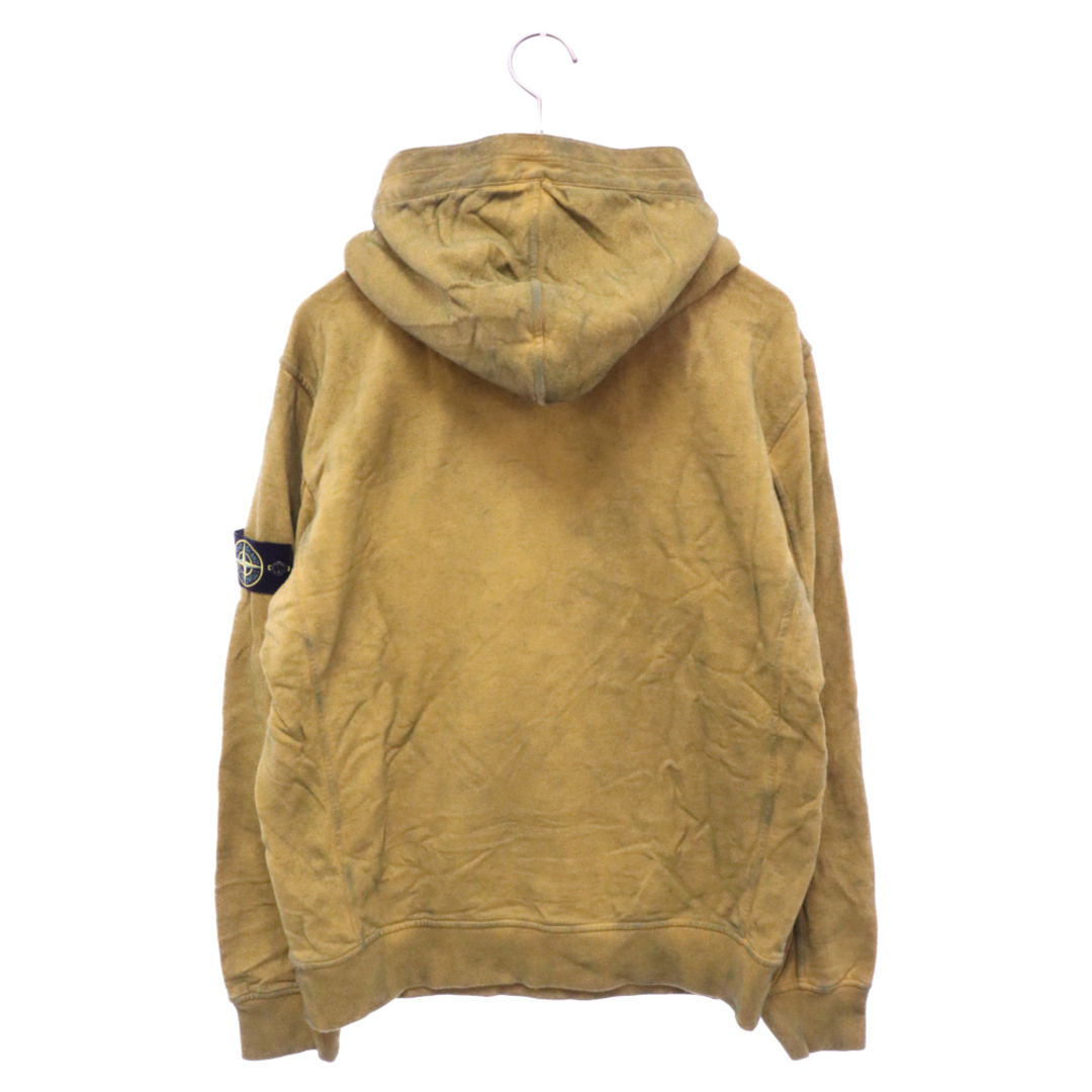 Supreme(シュプリーム)のSUPREME シュプリーム 19SS × Stone Island Hooded Sweatshirt ストーンアイランド ロゴ刺繍 ワッペンロゴ スウェット プルオーバーパーカー イエロー 702560152 メンズのトップス(パーカー)の商品写真