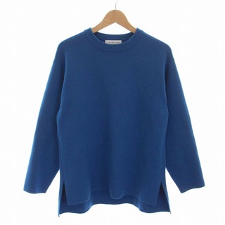 TOMORROWLAND tricot ニット セーター 長袖 S 青 ブルー(ニット/セーター)