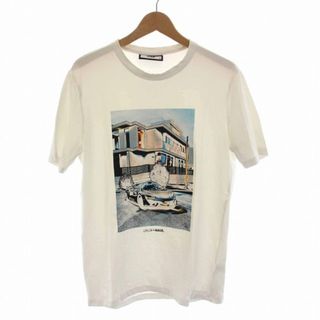 アザー(other)のBALR. Tシャツ カットソー クルーネック プリント 半袖 M 白 ホワイト(Tシャツ/カットソー(半袖/袖なし))