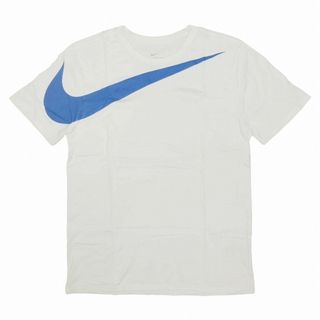 NIKE - 美品 ナイキ NIKE スウォッシュ ロゴ プリント Tシャツ 半袖 L